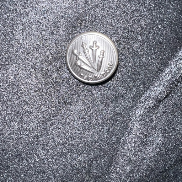 R&B black Thea Italian wool coat - Picture 5 of 10